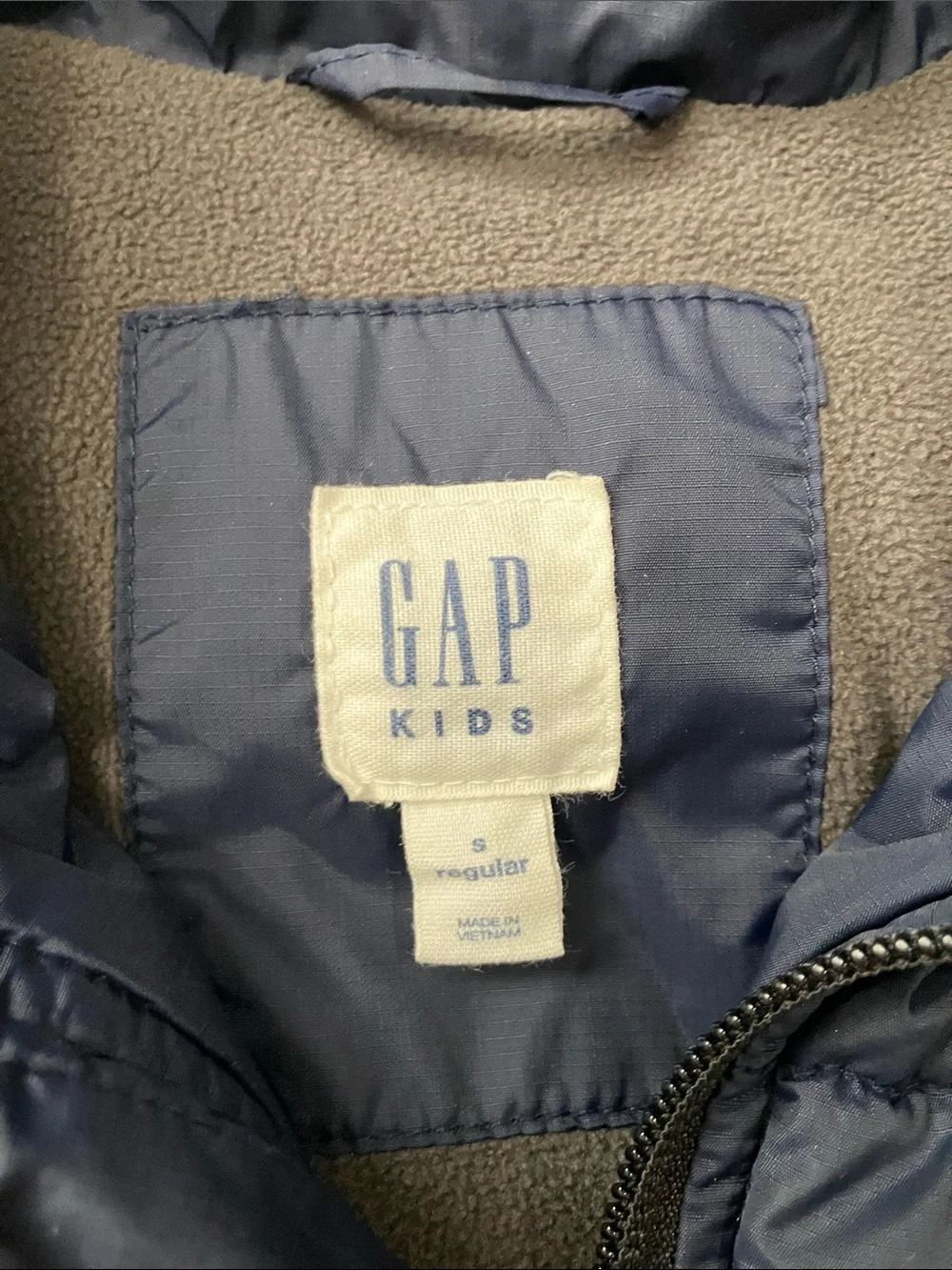 GAP Kids Navy Quilted Puffer Vest